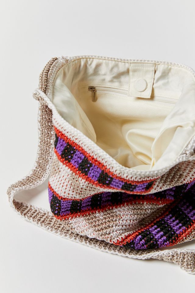 Sac à Bandoulière Tissé à Motif UO #2
