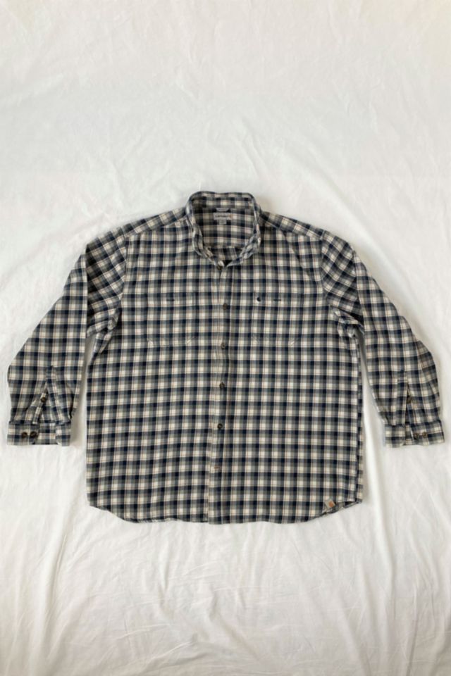Vintage Carhartt Flannel Button-Down Shirt | Urban Outfitters