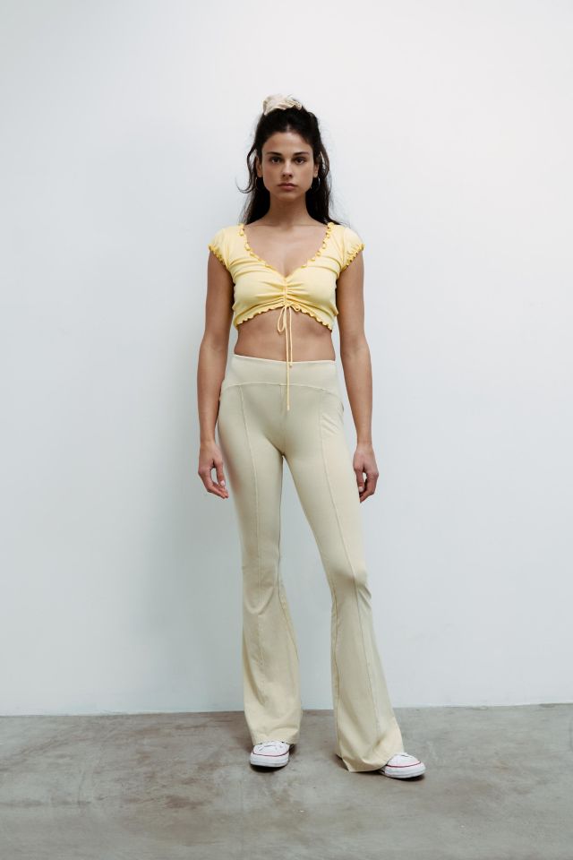 Out From Under Aria Seamed Flare Pant | Urban Outfitters