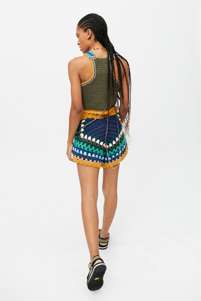 Kimchi Blue Rainbow Crochet Tank Top #2