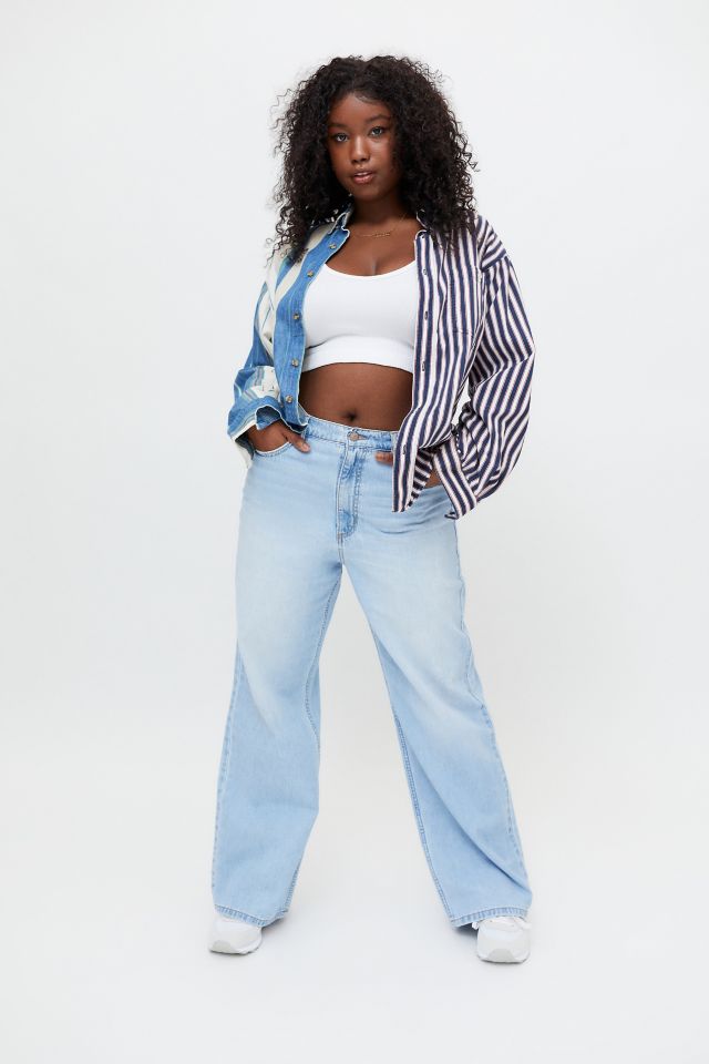 Wide leg hotsell jeans urban outfitters