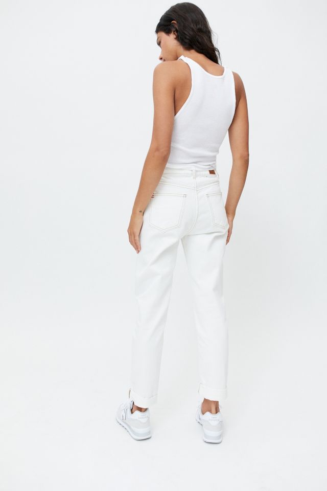 BDG High-Waisted Mom Jean – White Denim #2