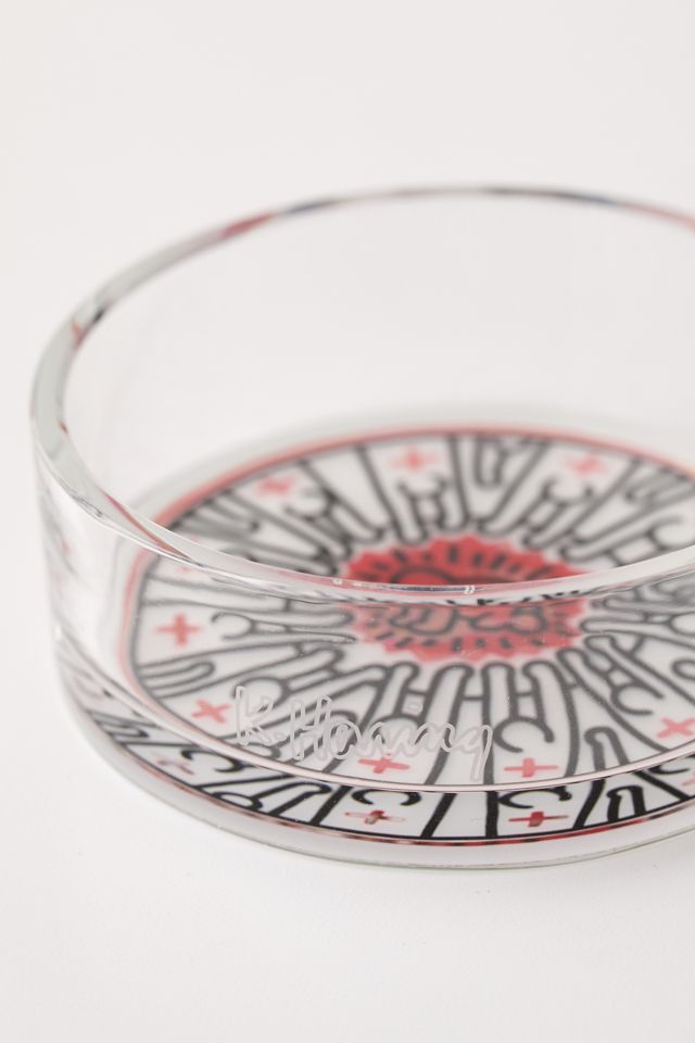 Keith Haring Glass Round Catch-All Dish #2
