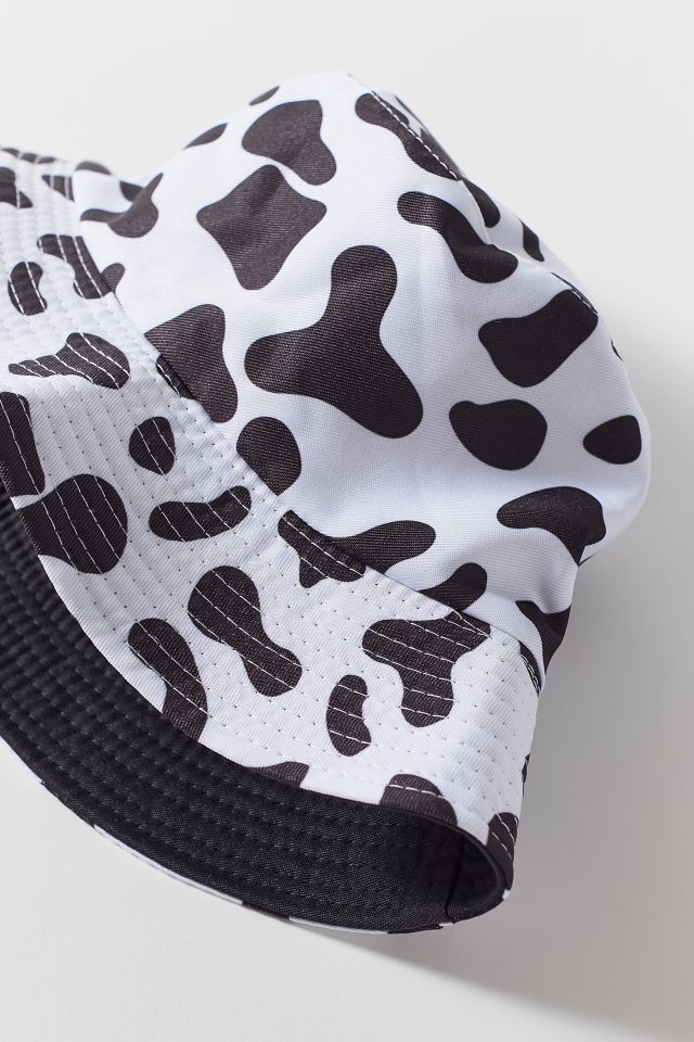 UO Cow Print Bucket Hat #1