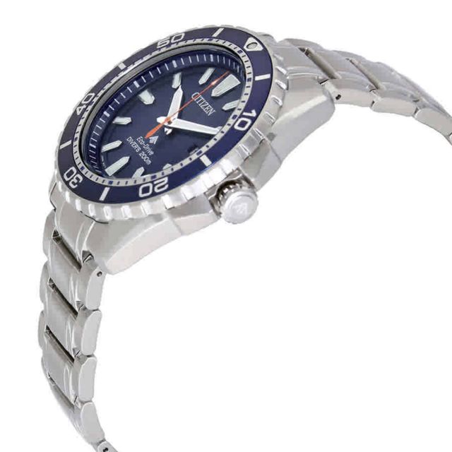 Citizen Promaster Diver 200 Meters Eco-Drive Blue Dial Steel Men's Watch BN0191-55L #1