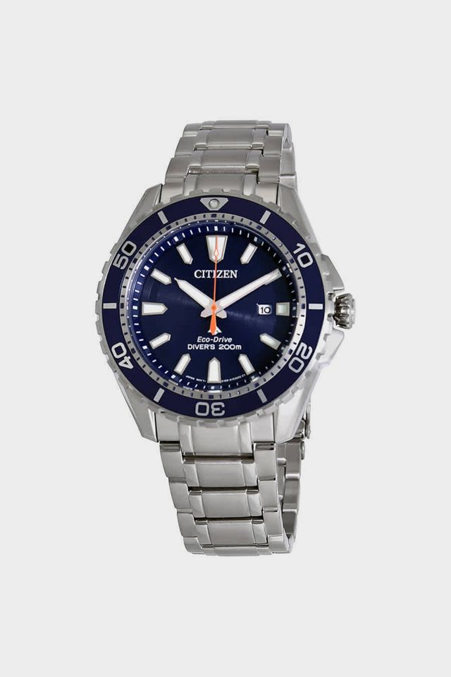 Citizen Promaster Diver 200 Meters Eco Drive Blue Dial Steel Men s Watch BN0191 55L