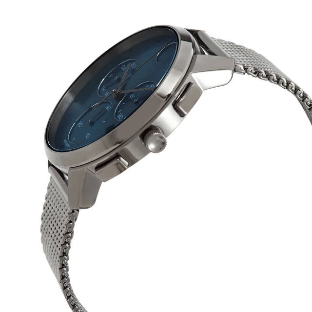 Movado BOLD Thin Chronograph Quartz Blue Dial Men's Watch 3600721 #1