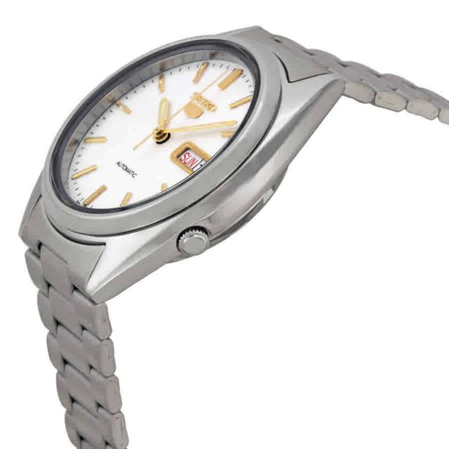 Seiko Series 5 Automatic Off White Dial Men's Watch SNXG47 #1