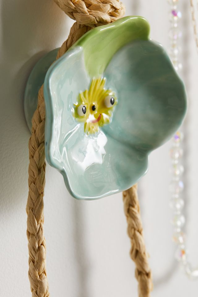 Moody Pansy Wall Hook #2