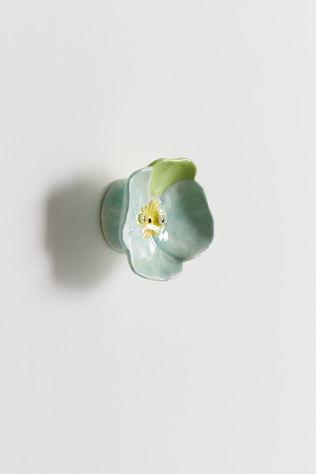 Moody Pansy Wall Hook #3
