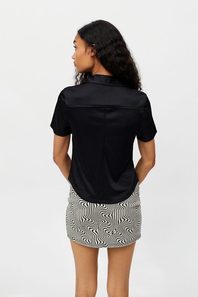 UO Fran Short Sleeve Button-Down Shirt #1