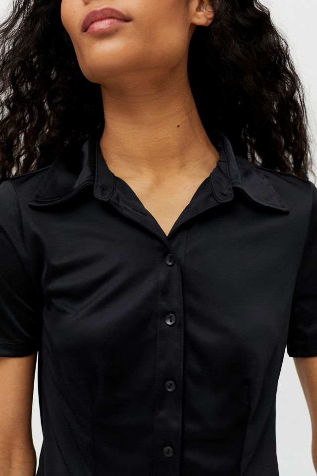 UO Fran Short Sleeve Button-Down Shirt #3
