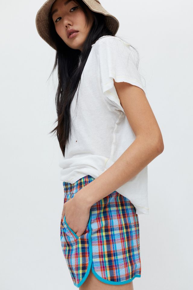 UO Bryce Plaid Pull-On Short #3