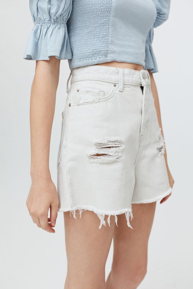 BDG A-Line Denim Cutoff Short – Bleached Wash #3