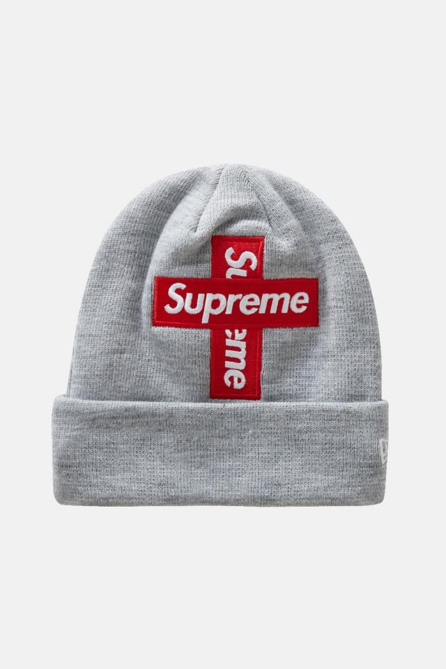 SUPREME_New Era Cross Box Logo Beanie