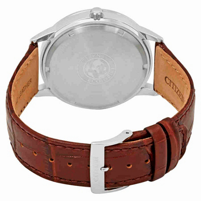 Citizen Corso Blue Dial Brown Leather Men's Watch BU2070-12L