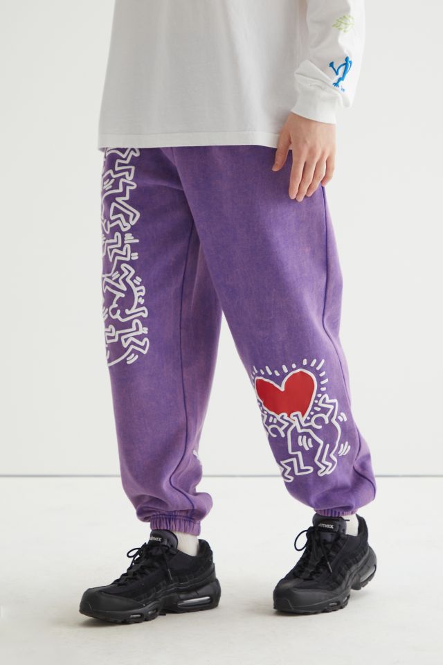 Pantalon de Survêtement Keith Haring Tenant un Cœur #2