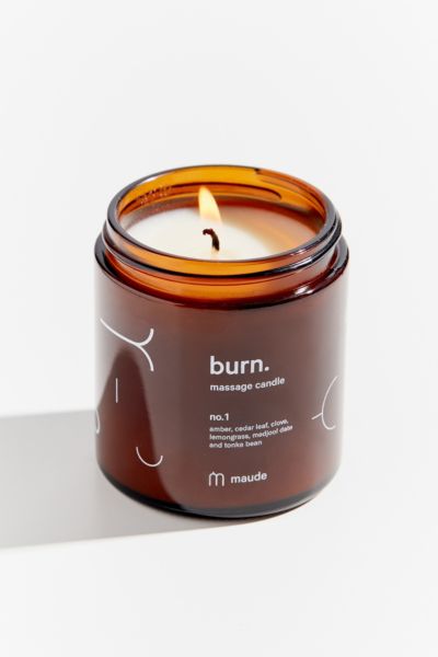 maude Burn Massage Candle | Urban Outfitters