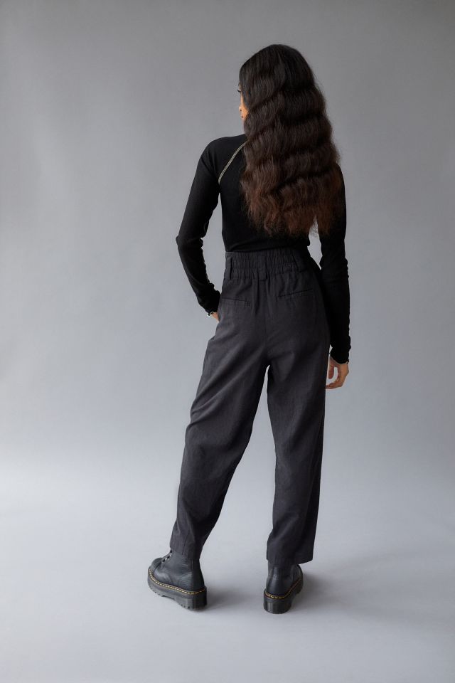 UO Sloane Linen Tapered Pant #1