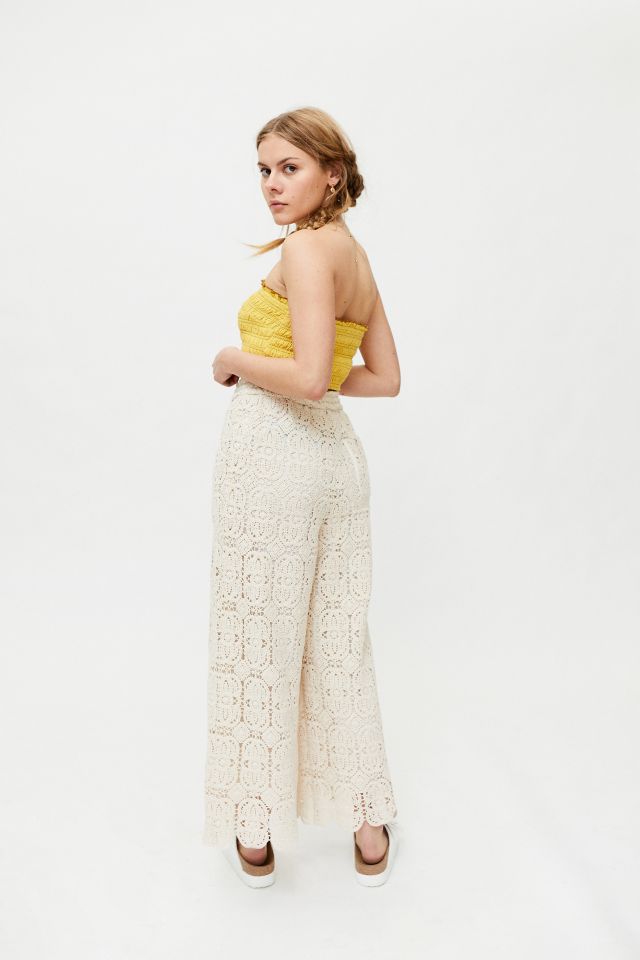 andpal crochet lace pants アイボリー 80 新品完売品 &pal】crochet lace pants /2 color | mumu