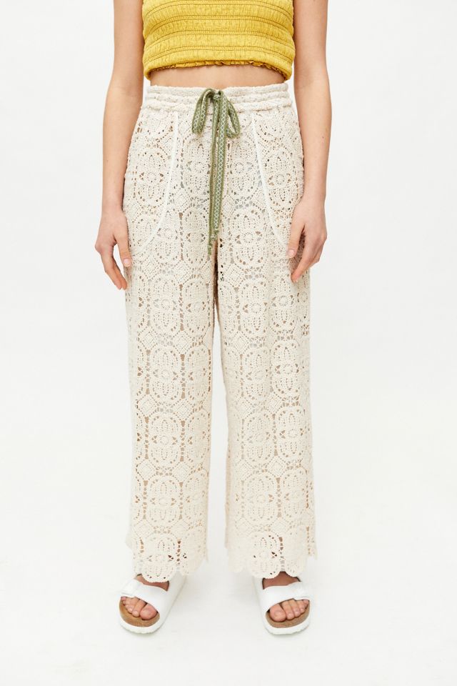 Kimchi Blue Em Crochet Wide Leg Pant #3