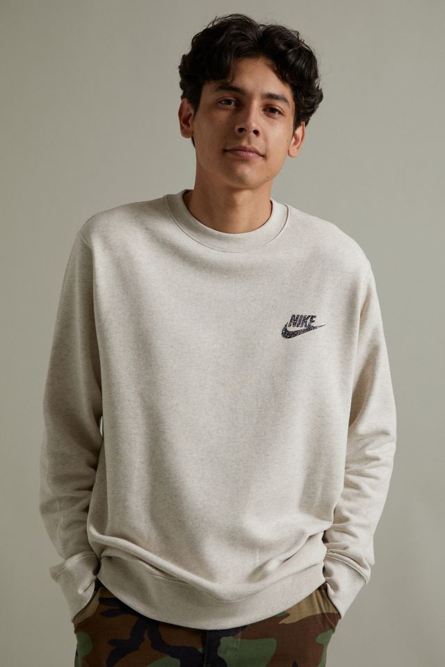 Nike Sportswear Logo Reverse Weave Crew Neck Sweatshirt