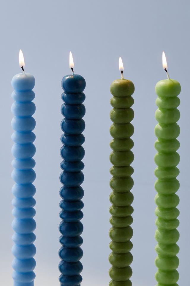 Bubble Taper Candle - Set Of 4 #1