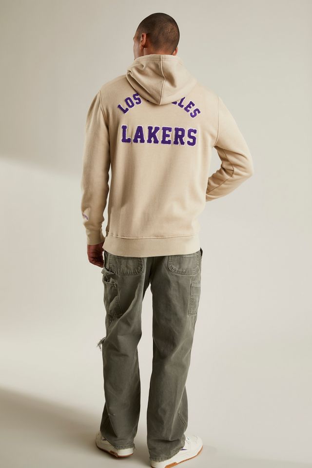 Los Angeles Lakers Chenille Vintage Lettering Hoodie Sweatshirt | Urban  Outfitters