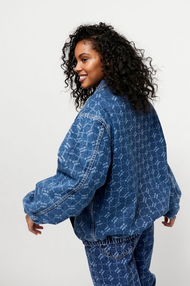 iets frans... Monogram Denim Harrington Jacket #2