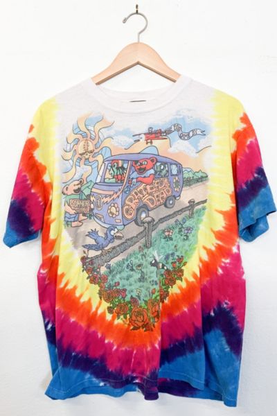 Vintage Boxy Liquid Blue - Grateful Dead Tee Shirt | Urban Outfitters