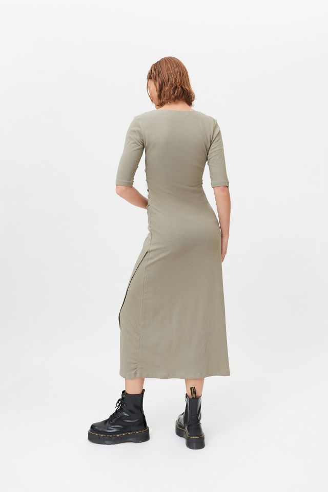 BLOSSOM H COMPANY Moa Linen Wrap Dress #3