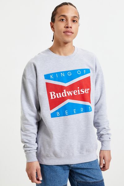 Budweiser crew neck sweatshirt sale