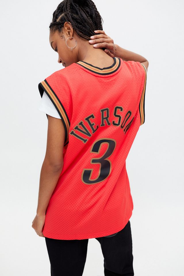 Mitchell & Ness Allen Iverson 76ers Reload Swingman Jersey Tank Top | Urban  Outfitters