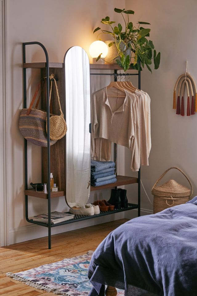 Wall mounted best sale wardrobe storage