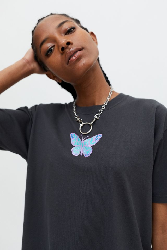 Robe t-shirt à motif papillon X-girl #2
