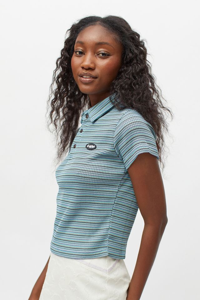 【X-girl】Baby Polo Top X-girl Baby Polo Shirt | Urban Outfitters Canada