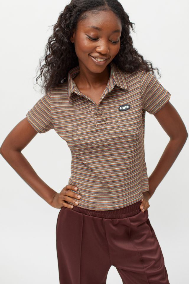 【X-girl】Baby Polo Top X-girl Baby Polo Shirt | Urban Outfitters Canada