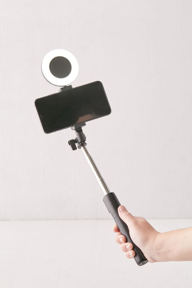 Perche à selfie trépied anneau lumineux 2-en-1 ReTrak  #1