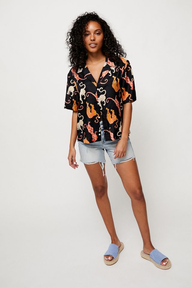 UO Hayden Souvenir Button-Down Shirt #2