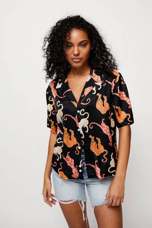 UO Hayden Souvenir Button-Down Shirt #3