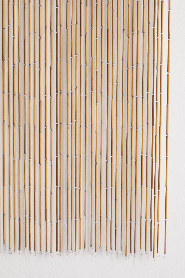Peace Sign Bamboo Beaded Curtain #3