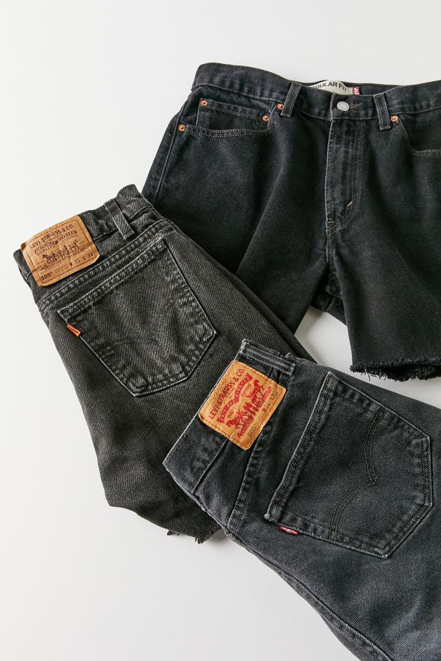 Urban Renewal Recycled Levi’s Longline Denim Short #1
