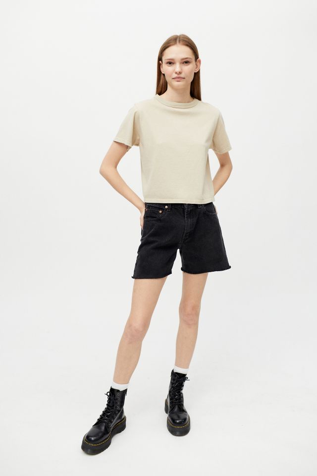 Urban Renewal Recycled Levi’s Longline Denim Short #3