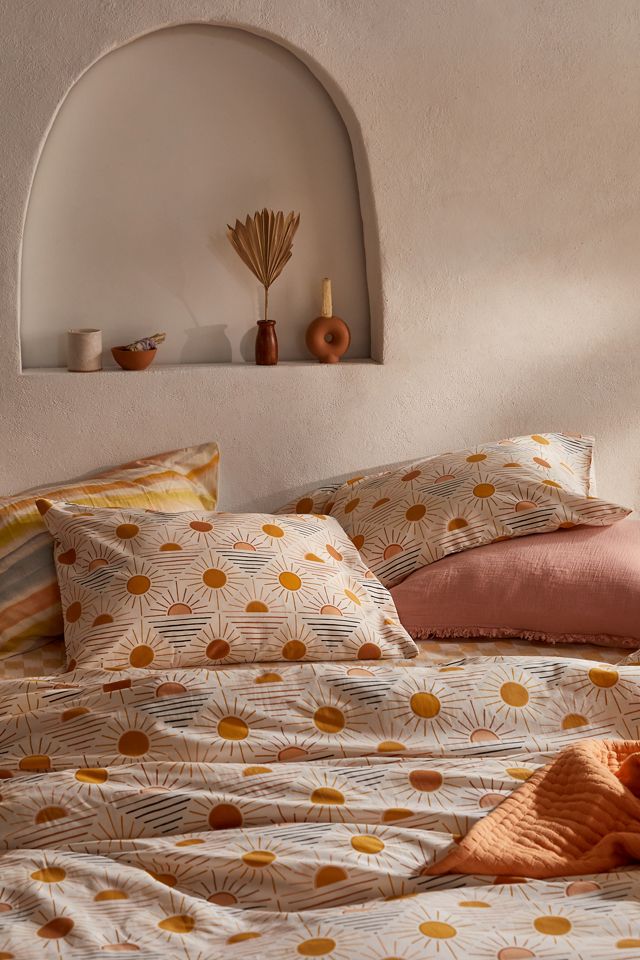 Geo Sun Duvet Set Urban Outfitters, Urban Outfitters Duvet Covers Canada