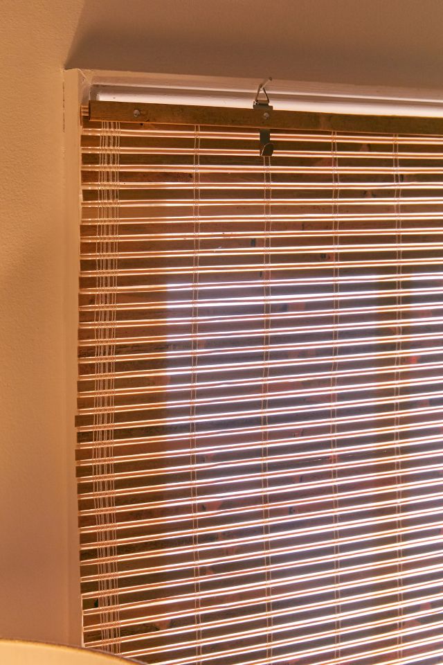 Burnt Bamboo Cordless Window Shade #4