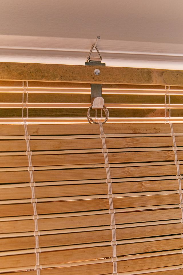 Burnt Bamboo Cordless Window Shade #5