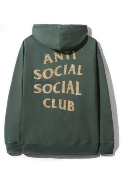 Anti social social club green hoodie online