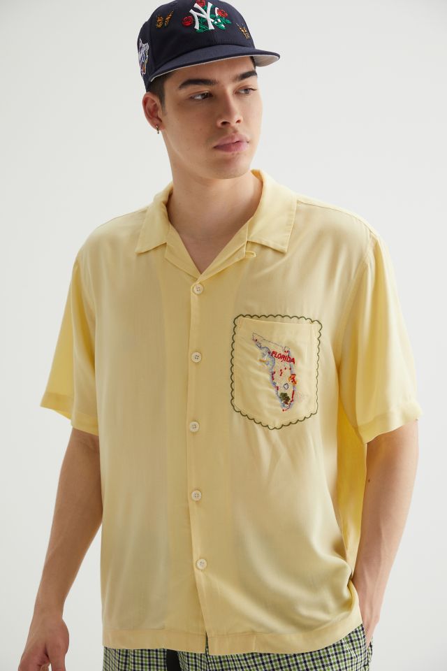 UO Embroidered Florida Cabana Souvenir Shirt #1