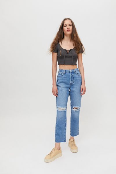 BDG High-Waisted Slim Straight Jean | Urban Outfitters
