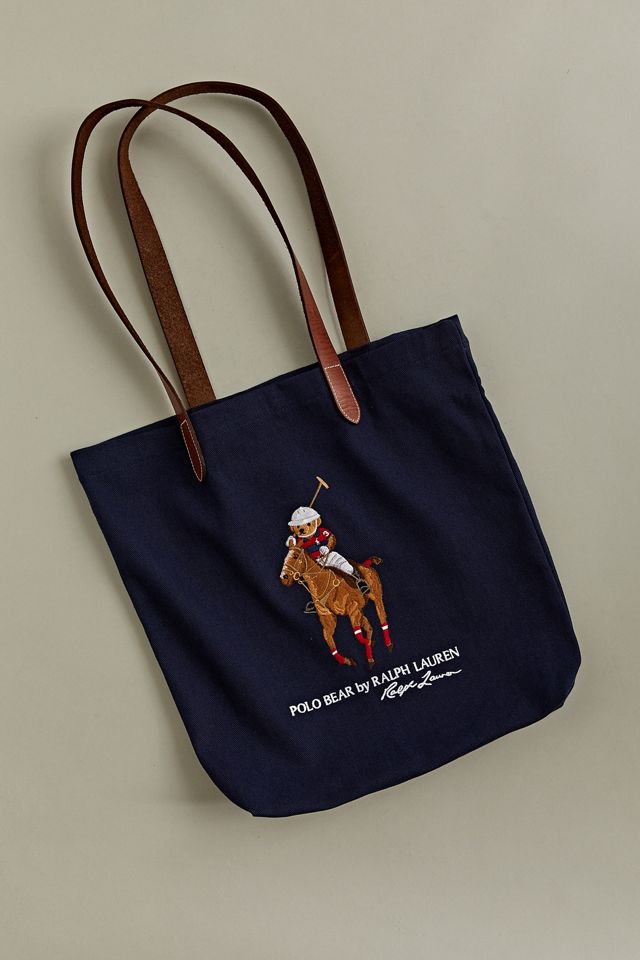 Polo Ralph Lauren Holiday Sweater Bear Tote Bag Urban Outfitters